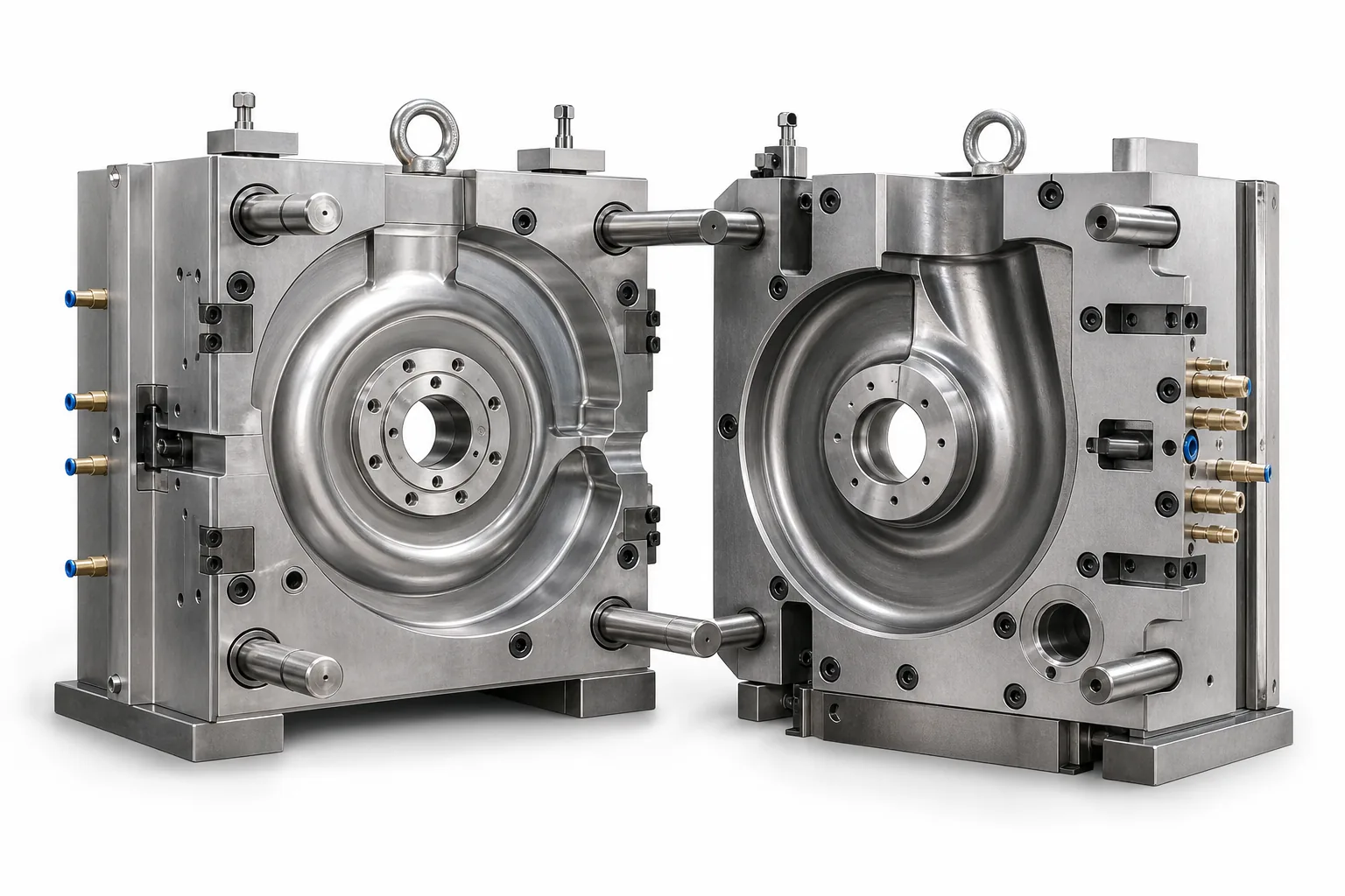 Pump housing mold